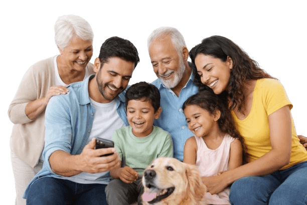 Ilustração Cuide de Toda a Família